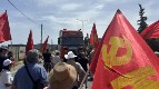 KKE forces block another war cargo