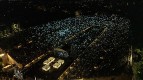 An unforgettable concert - popular demonstration featuring the songs of Mikis Theodorakis, a symbol of the uplift of the Greek people